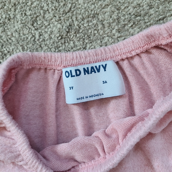 Old Navy 3T Light Pink Long Sleeve Top - Picture 3 of 3